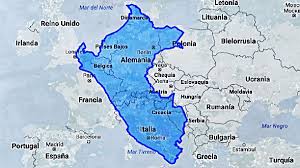Podemos trazar el perfil de españa y luego en el mapa de abajo desplazarnos hasta brasil. De Que Tamano Es El Peru Comparado A Otros Paises Rpp Noticias