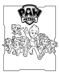 Coloriage pat patrouille gratuit à imprimer. Coloriage Pat Patrouille Coloriages Pour Enfants
