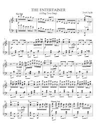 Member's downloads are a high resolution pdf file including all instrument parts. Scott Joplin The Entertainer Sheet Music Download Printable Jazz Pdf Easy Piano Score Sku 53985
