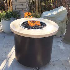 Fire pit tables are one of the best outdoor furniture pieces that you can purchase. Propane Fire Feature On Wheels Twisted Elements