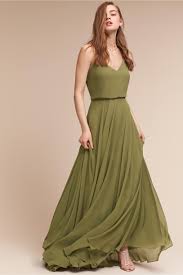 Bhldn S Jenny Yoo Inesse Dress In Olive Olive Bridesmaid Dresses Bridesmaid Dresses Wedding Guest Dress