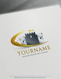 Free Logo Maker Royal Castle Logo Design Business Logo Branding Logo Design Software Logo Design