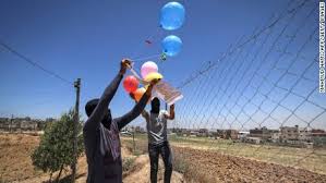 Israeli air strikes hit gaza, after palestinian militants sent incendiary balloons into israel. Wmvlbpbrcxhd5m