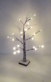 Loui Michel Cie Set Of 2 24 Lighted Snow Tree Led For Indoor Outdoor Home Decoration Tabl Christmas Decorations Rustic Rustic Christmas Christmas Decorations