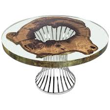 Then clamped it all up! Hudson 120 Epoxy Resin Round Table For Sale At 1stdibs