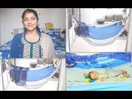 Indian Style Homemade Swing Homemade Indian Baby Jhula Cradle Bachcha Sota Nahi H Indian Baby Jhula Youtube