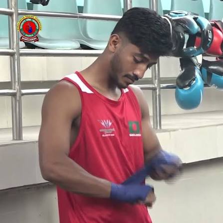 এশিয়ান গেমসে পদকের স্বপ্ন উৎসব আহমেদের। | Bangladesh Boxing Federation | Facebook