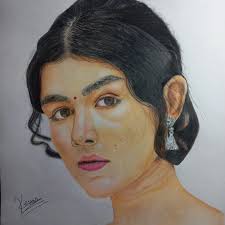 This is gini drawing with color pencils.. #viral #reels #thisisgini #art  #drawing #sukoon
