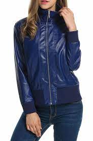 Zeagoo Women 39 S Motorcycle Biker Faux Leather Jacket Zip Up Bomber Jacket Coat Amazon Ca Clothing Amp Leather Jacket Bomber Jacket Faux Leather Jackets