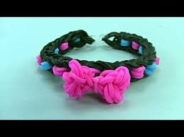سوار مطاط كيف تصنع اسوارة جميلة بفيونكه 52 Bracelets Jewelry Rope Bracelet