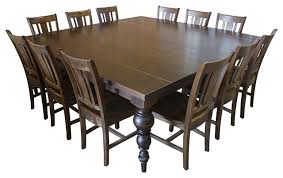 Maybe you would like to learn more about one of these? Turned Leg Square Dining Table Set Of 12 Traditional Dining Sets By James And James Furniture Houzz