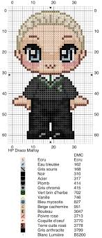 Draco Malfoy Harry Potter Pattern Harry Potter Cross Stitch Pattern Harry Potter Perler Beads Cross Stitch