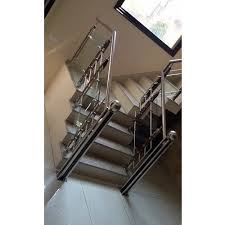 Glass panels will make the room lighter and more transparent, which is also in trend. Modern Stainless Steel Stair Railing At Rs 1450 Feet Ladhewali Jalandhar Id 16675580730
