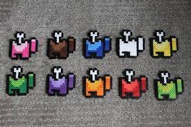 A Body Has Been Reported Who Is The Imposter From One Of The Most Popular Games Today Now Availabl Perler Beads Easy Perler Bead Patterns Pearl Beads Pattern