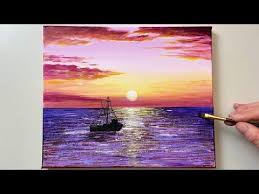 Sunsetpainting #acrylicpainting #paintingforbeginners ocean sunset acrylic painting for beginners | easy ocean sunset acrylic. Ocean Sunset Acrylic Painting For Beginners Step By Step 52 Youtube In 2021 Sunset Painting Acrylic Sunset Painting Sunset Painting Easy