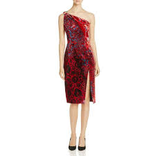 Elie Tahari Womens Carter Red One Shoulder Party Cocktail Dress 8 Bhfo 9595 Fashion Clothing Shoes Accessories Womensclothing Dresses Dresses In 2019