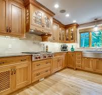 European Style Solid Wood Ready Made Kitchen Cabinets Simple Designs