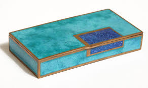 Jean Goulden Art Deco Copper And Champleve Enamel Box 1stdibs Com Art Deco Art Decor Champleve