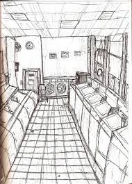 The Lost Sock Laundromat Sketchbook Assignments Drawing Projects Perspective Drawing