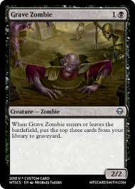 The gathering custom card generator where mtg players can create cards, planeswalkers, and tokens online. Grave Zombie My First Custom Mtg Card Custommagic