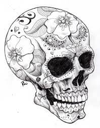 There are tons of great resources for free printable color pages online. Sugar Skulls Coloring Pages Printable Coloring Pages Art Work Coloring Home