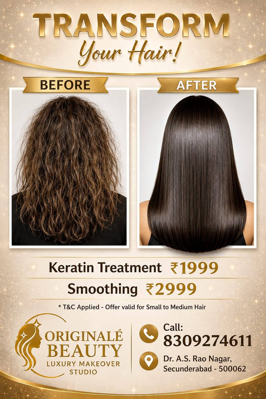 Keratin Hair Treatment | Hair Smoothing in A,s rao nagar product image