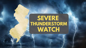 N.J. weather: Severe thunderstorm watch issued with strong storms, damaging winds looming today — NJ.com