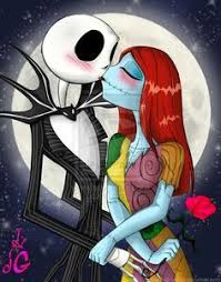 Jack And Sally Kiss By R Sally Nightmare Before Christmas Tim Burton Art Jack And Sally