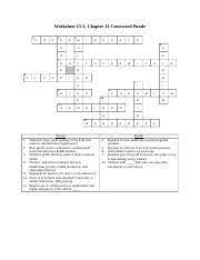 Y04 1 h 2 a 4 m y p l a 5 Chapter13crosswordmatchingrsu Worksheet 13 3 Chapter 13 Crossword Puzzle 1 2 T R A 3 C E M I N E R A L S 4 O O S O L E 5 P H E Y T O C H E M I C A B L Course Hero