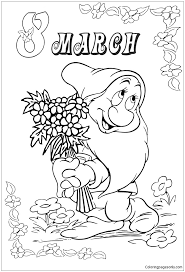 Some of these category pages* are found on doodle art alley or religious. Flowers For 8 March Coloring Pages Womens Day Coloring Pages Coloring Pages For Kids And Adults