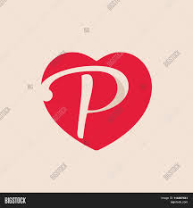 See more ideas about lettering alphabet, letter p, alphabet. P Letter Inside Heart Vector Photo Free Trial Bigstock