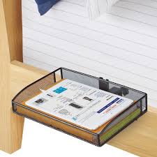 Mesh Clip On Bunk Shelf In Black Bed Bath Beyond Shelves College Dorm Storage Dorm Storage