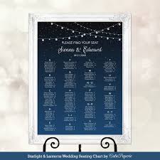 Wedding Seating Chart Template Table Seating Chart Printable Seating Plan Starry Night Seating Chart Rustic Wedding Instant Download