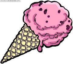 Dessin de trois boules de glaces dans deux cornets simples. Dessin Colorie Cornet De Glace Par Loranger Sans Depasser
