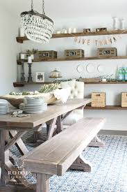 Floating shelves are a glam way to store and display your home decor without all the hardware and bulk. Lowe S Fall Makeover Reveal Dining Room Shelves Dining Room Floating Shelves Dining Room Trends
