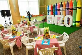 Enzo S Crayon Themed Party 1st Birthday Party Themes 1st Birthday 1st Birthday Parties
