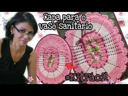 Kit Para Banheiro Simples E Facil Capa P Vaso Sanitario Rosanasilva Videoaula Youtube Jogos De Banheiro Croche Banheiro Simples Kit Para Banheiro