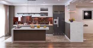 Simply white kitchen cabinets & counters. Misterio Pompeii Quartz