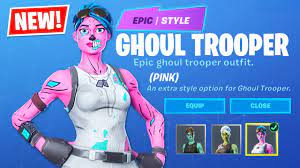 Bear brained fortnite back bling. Og Pink Ghoul Trooper New Halloween Item Shop Update Fortnite Battle Royale Youtube