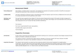 site inspection report free template sample and a proven inside property management re information progress income tax in profit loss account