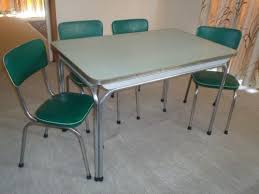 1950s Retro Laminex And Chrome Kitchen Table Chairs In Doncaster Vic Ebay Retro Kitchen Tables Kitchen Dinette Sets Vintage Kitchen Table