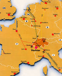 Maps Of Verbier Ski Resort In Switzerland Sno