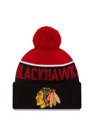 New Era Chicago Blackhawks Maroon Ne 15 Sport Knit Hat