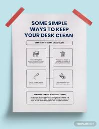 If employers wish to install all types of cctv cameras in the workplace, they must take the following actions in order to adhere to uk privacy and data. Clean Desk Policy Poster Template Free Pdf Word Psd Indesign Apple Pages Illustrator Poster Template Poster Template Free Templates
