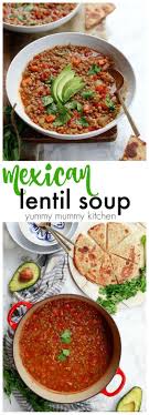 The slight hint of cinnamon tastes cinsational! Mexican Lentil Soup