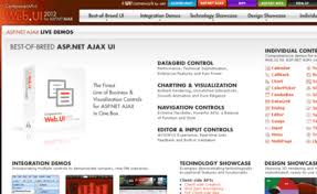 Aspnetajax Componentart Com Website Asp Net Ajax Live Demos