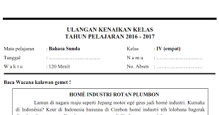 Maybe you would like to learn more about one of these? Soal Pat Kelas 4 B Sunda Semester 2 Genap Soalbagus Com