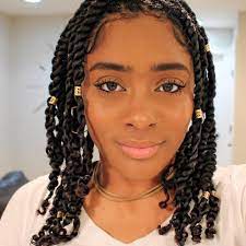Easy And Creative Ways To Wear Jewelry For Hair Natural Hair Styles Natural Hair Twists Natural Hair Inspiration