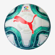 Copa de la reina women spain: Puma La Liga 1 Hybrid Ball Weiss Gibraltar Sea Nrgy Rot Fussballe