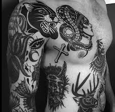 Designs 60 Manches Tattoo Traditionnel Pour Les Hommes Idees Old Encre Ecole Designs Traditional Tattoo Sleeve Traditional Black Tattoo Traditional Tattoo